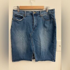 Jones New York Denim Blue Skirt